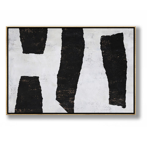 Horizontal Minimalist Abstract Painting H146H