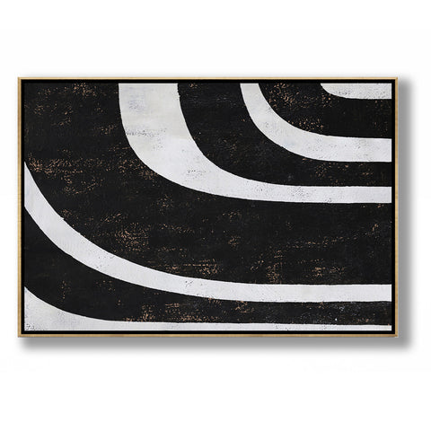 Horizontal Minimalist Abstract Painting H151H