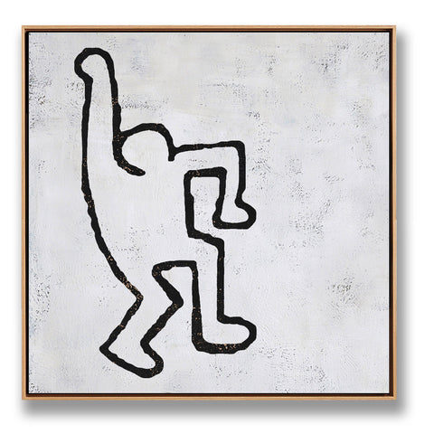 Abstract Dancing Man Painting H202S