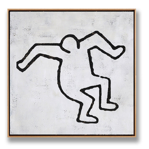 Abstract Dancing Man Painting H203S
