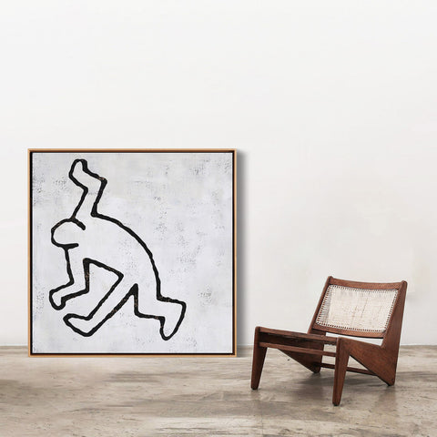 Abstract Dancing Man Painting H204S