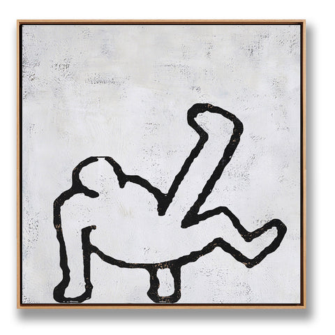 Abstract Dancing Man Painting H205S