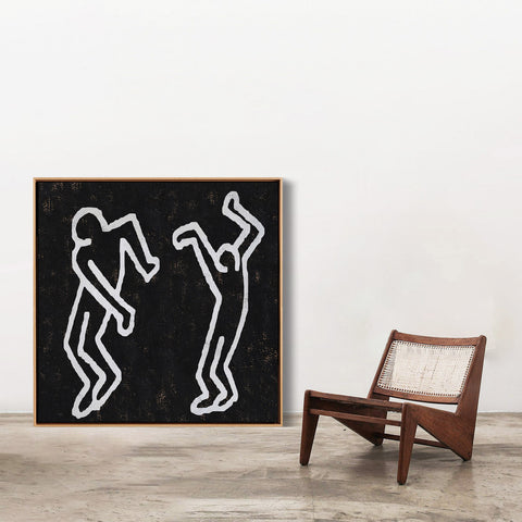 Abstract Dancing Man Painting H207SR1