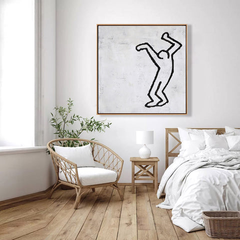 Abstract Dancing Man Painting H207S