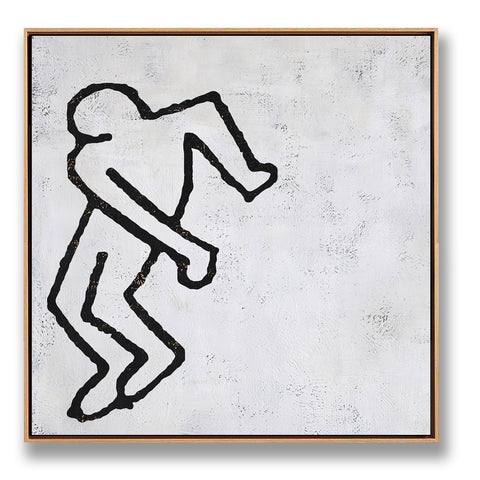 Abstract Dancing Man Painting H208S