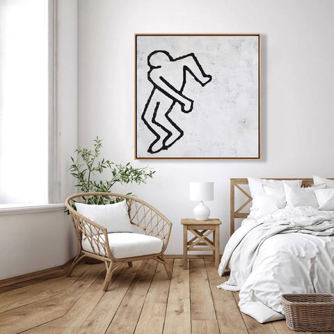 Abstract Dancing Man Painting H208S