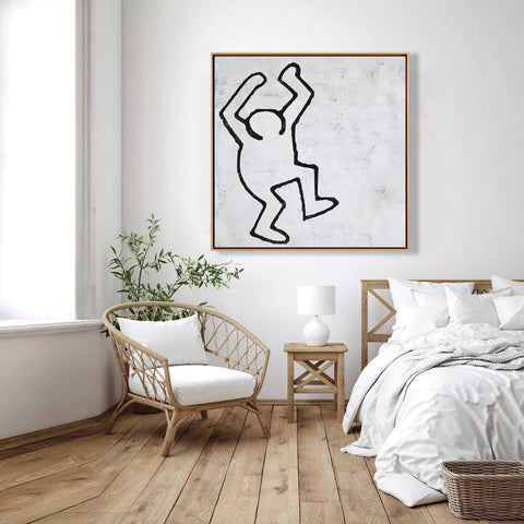 Abstract Dancing Man Painting H211S