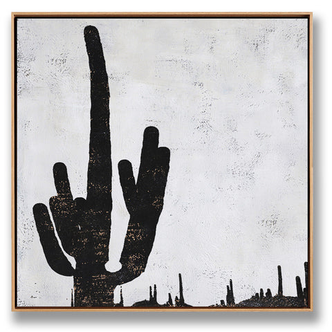 Abstract Cactus Painting H259S