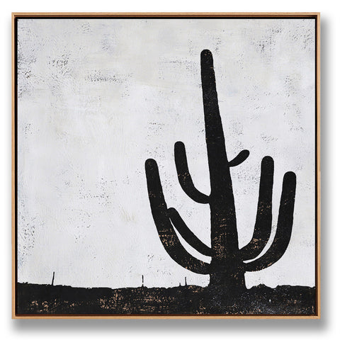 Abstract Cactus Painting H261S