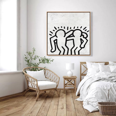 Abstract Dancing Man Painting H301S