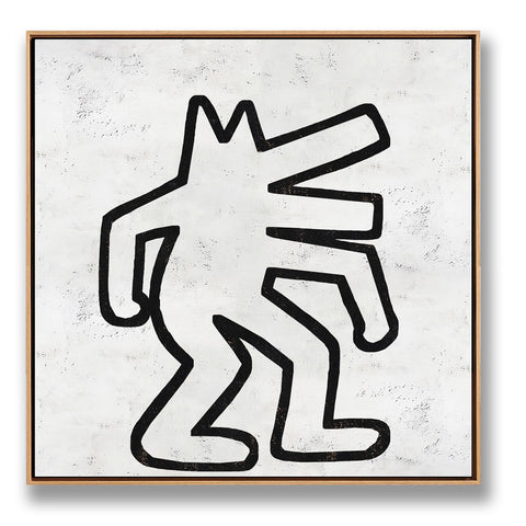 Abstract Dancing Man Painting H304S
