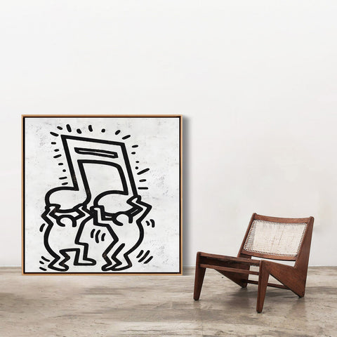 Abstract Dancing Man Painting H307S
