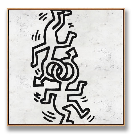 Abstract Dancing Man Painting H308S