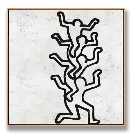 Abstract Dancing Man Painting H309S