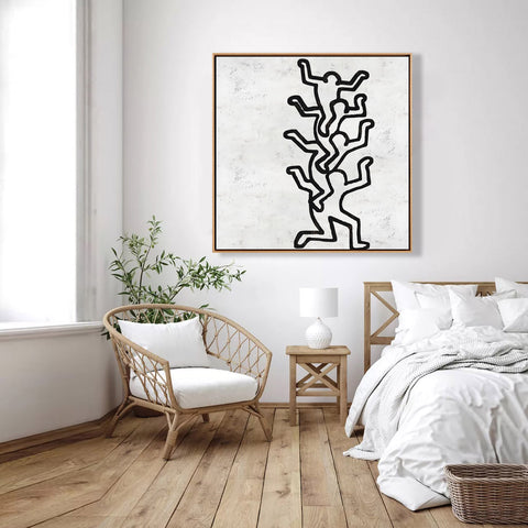 Abstract Dancing Man Painting H309S