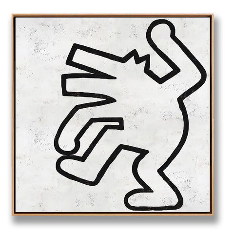 Abstract Dancing Man Painting H312S