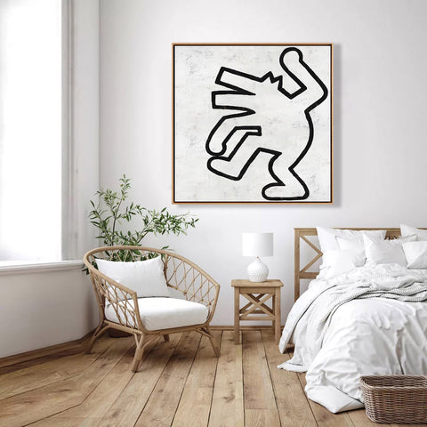Abstract Dancing Man Painting H312S