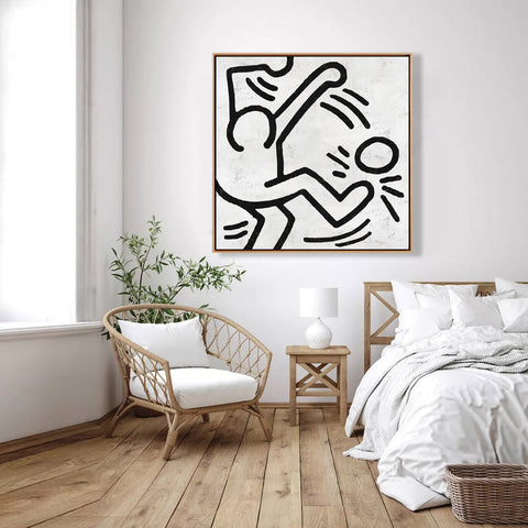 Abstract Dancing Man Painting H314S