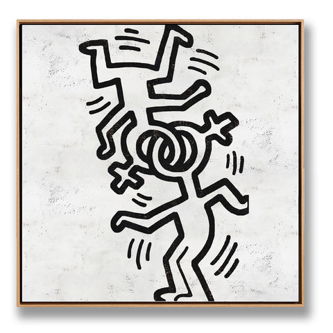 Abstract Dancing Man Painting H316S