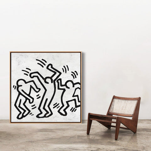 Abstract Dancing Man Painting H317S