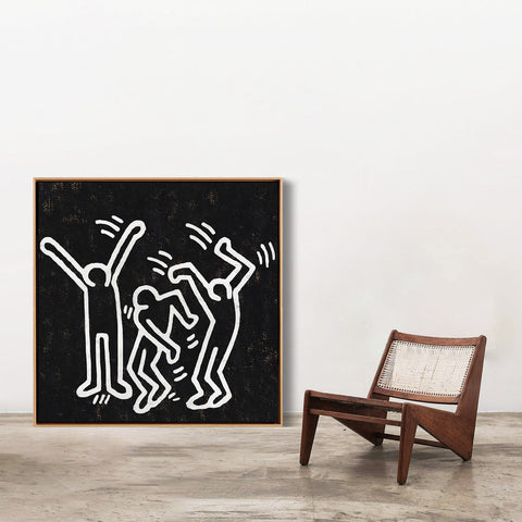 Abstract Dancing Man Painting H318SR