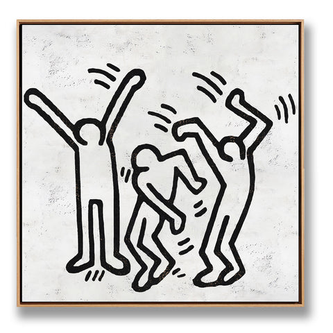 Abstract Dancing Man Painting H318S