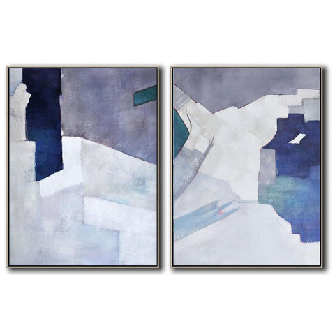 Set of 2 Contemporary Art #S105-Contemporary Art-CZ Art Design(Celine Ziang Art)